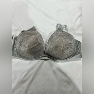 PINK VS Victoria Secret bra light grey gray lightest lined 42C